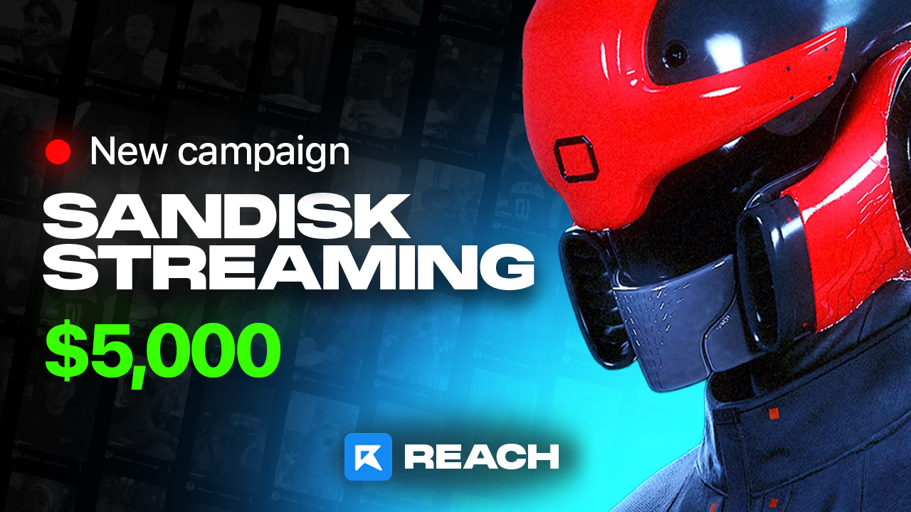 $5,000 Sandisk Streaming Clipping Campaign